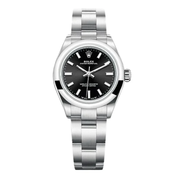 oyster perpetual noir 28mm