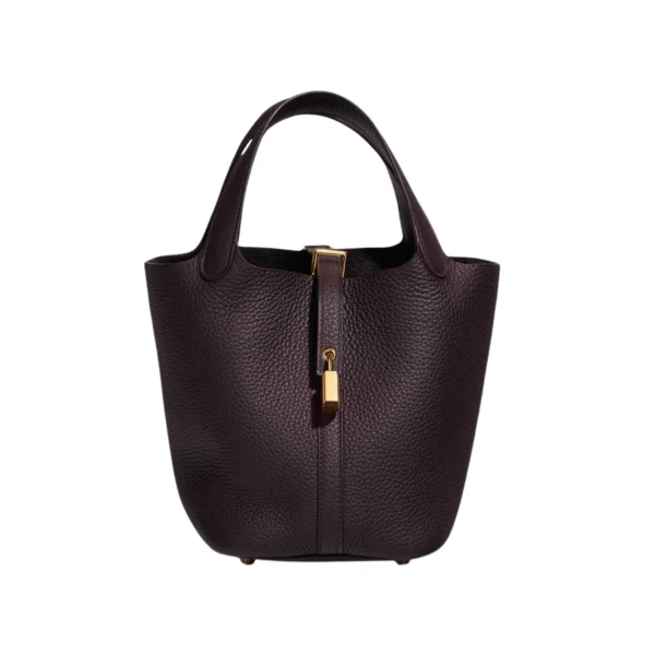 Hermes Picotin lock 18 Prune
