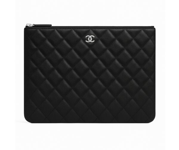 Pochette zippée classique  Noir