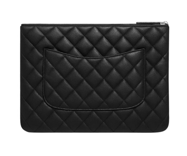 Pochette zippée classique  Noir – Image 2