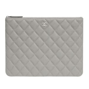 Pochette zippée classique Gris