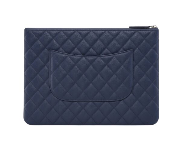 Pochette zippée classique Bleu – Image 2